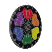 LGBT-Stolz Dartscheibe (Vorderseite Links)