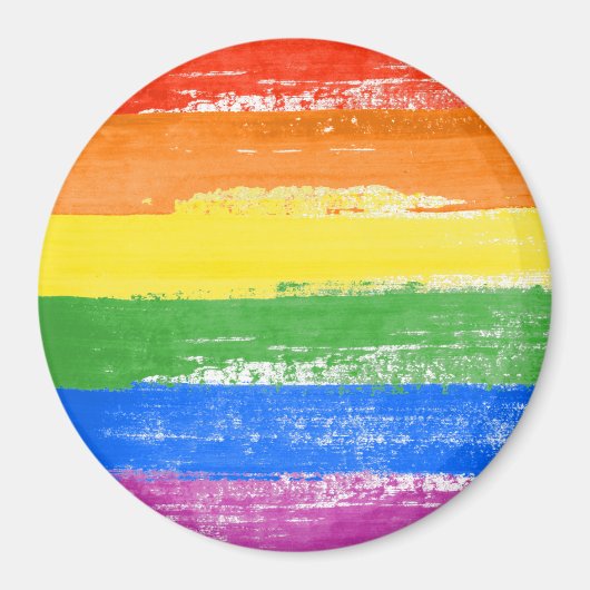LGBT Stolz Farbe Magnet (Vorne)