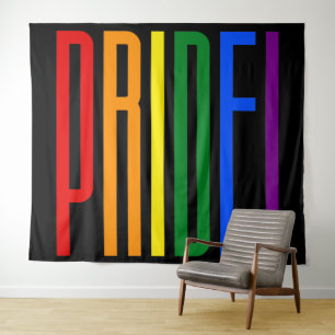LGBT Stolz-färbt bunte Regenbogen-Flagge Gay Pride Wandteppich
