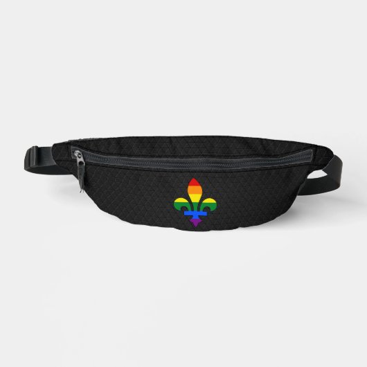 LGBT-Stolz-fleur-de-lis Bauchtasche (Vorderseite)