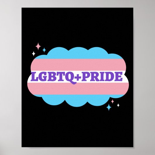LGBT+Stolz. Gay-Regenbogen-Liebe. Poster (Vorne)