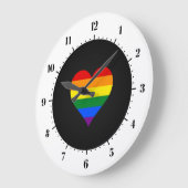 LGBT-Stolz - Große Uhr (Winkel)