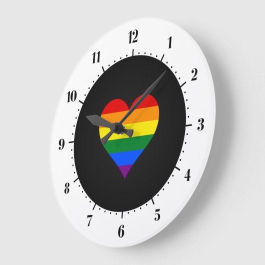 LGBT-Stolz - Große Uhr (Winkel)