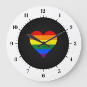 LGBT-Stolz - Große Uhr (Vorderseite)