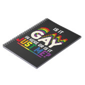 LGBT-Stolz ist hier schwul oder ist es nur ich Notizblock (Linke Seite)