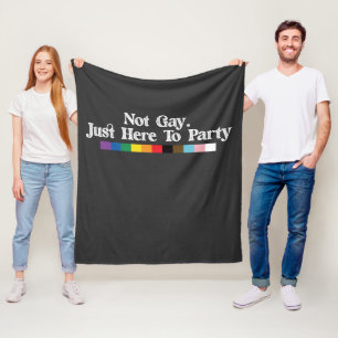 LGBT-Stolz ist nicht einfach nur hier, um Party-Un Fleecedecke
