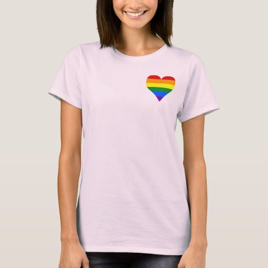LGBT Stolz Jacket T-Shirt (Vorderseite)