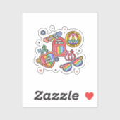 LGBT+Stolz. Liebe ist Liebe, Gleichheit, Pride Day Aufkleber (Blatt)