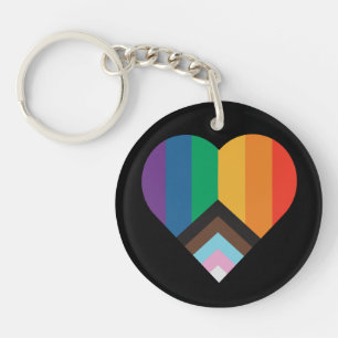 LGBT+ Stolz Liebe. Regenbogenflagge Schlüsselanhän Schlüsselanhänger