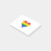 LGBT-Stolz Post-it Klebezettel (angewinkelt)
