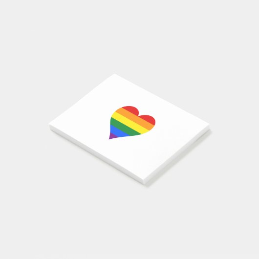 LGBT-Stolz Post-it Klebezettel (angewinkelt)
