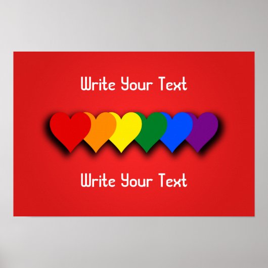 LGBT Stolz Poster (Vorne)