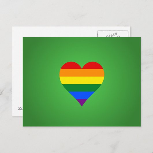 LGBT-Stolz Postkarte (Vorne/Hinten)