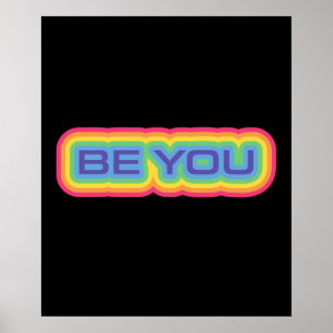 LGBT+Stolz. que. Sei du. Poster