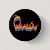 LGBT+ Stolz. Quee Liebe. Button (Vorderseite)