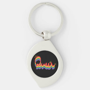 LGBT+ Stolz. Quee Liebe. Schlüsselanhänger