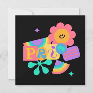 LGBT+Stolz. Rainbow-Liebe. Sonnenblumen-Liebe. Dankeskarte