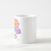 LGBT+Stolz. Rainbow-Liebe. Sonnenblumen-Liebe. Kaffeetasse (Mittel)