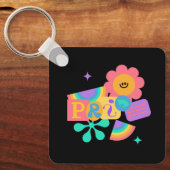 LGBT+Stolz. Rainbow-Liebe. Sonnenblumen-Liebe. Schlüsselanhänger (Vorderseite)