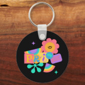 LGBT+Stolz. Rainbow-Liebe. Sonnenblumen-Liebe. Schlüsselanhänger (Vorderseite)
