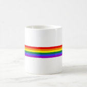 LGBT Stolz-Regenbogen Kaffeetasse (Mittel)