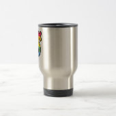 LGBT+Stolz. Regenbogen. Mug Reisebecher (Mittel)