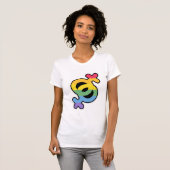LGBT+Stolz. Regenbogen. T-Shirt (Vorne ganz)