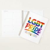 LGBT-Stolz-Regenbogen-Typografie Planer (Anzeige)
