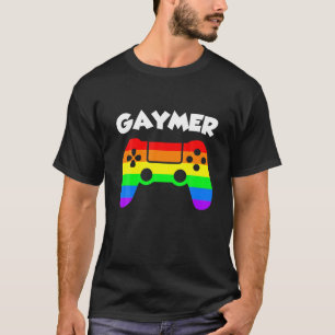 LGBT Stolz Saying Gaymer Schwuler Gamer Witz Spaß T-Shirt