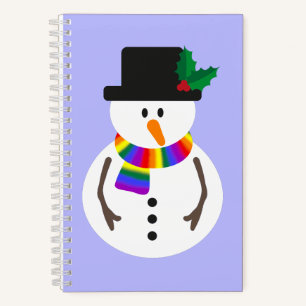 LGBT+ Stolz Schneemann Notizbuch