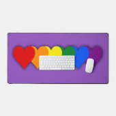LGBT-Stolz Schreibtischunterlage (Tastatur & Maus)