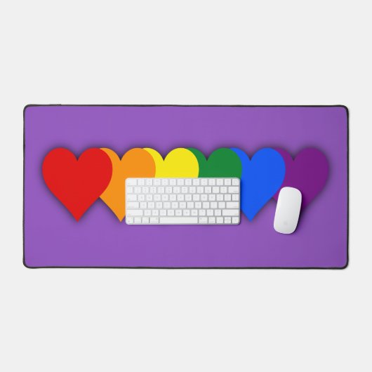 LGBT-Stolz Schreibtischunterlage (Tastatur & Maus)