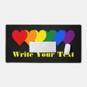 LGBT-Stolz Schreibtischunterlage (Tastatur & Maus)