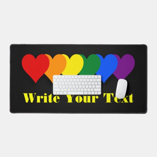 LGBT-Stolz Schreibtischunterlage (Tastatur & Maus)