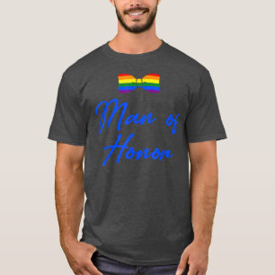 LGBT Stolz Schwule Junggesellenabschied Mann der E T-Shirt