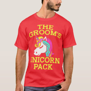 Lgbt Stolz Schwule Junggesellenparty Einhorn Pack  T-Shirt