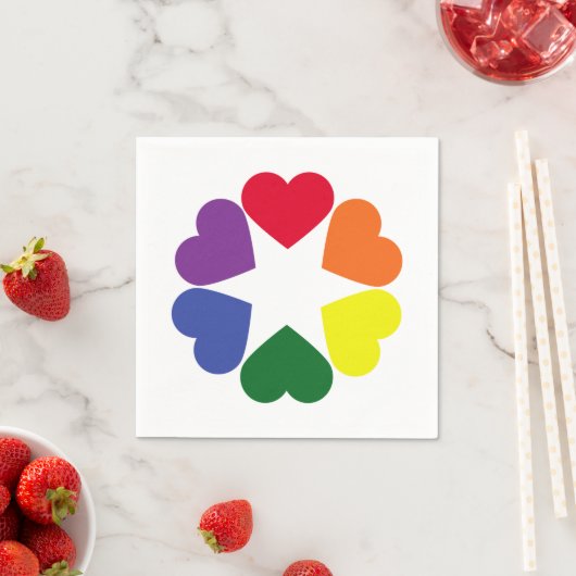 LGBT-Stolz Serviette (Beispiel)