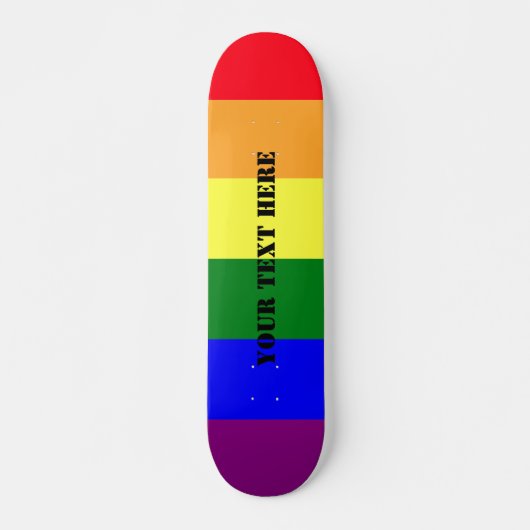LGBT-Stolz Skateboard (Vorne)