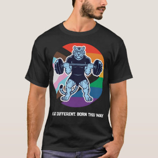 LGBT-Stolz-Tiger-Lifter-Gym-Shirt — Born This Way T-Shirt