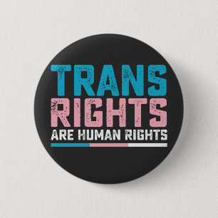 LGBT-Stolz Trans-Rechte sind Menschenrechte Button