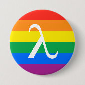LGBT-Stolz und Aktivismus Lambda Button (Vorderseite)