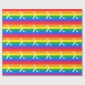 LGBT-Stolz und Aktivismus Lambda Geschenkpapier (Flach)