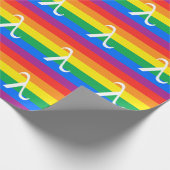 LGBT-Stolz und Aktivismus Lambda Geschenkpapier (Ecke)