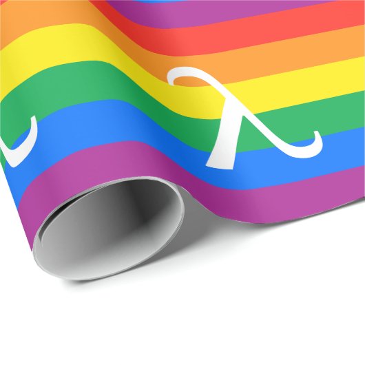 LGBT-Stolz und Aktivismus Lambda Geschenkpapier (Rolleneckpunkt)