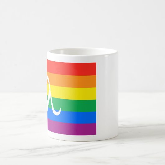 LGBT-Stolz und Aktivismus Lambda Kaffeetasse (Mittel)