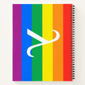 LGBT-Stolz und Aktivismus Lambda Notizblock (Rückseite)