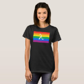 LGBT-Stolz und Aktivismus Lambda T-Shirt (Vorne ganz)