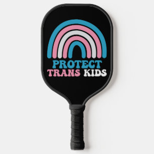 LGBT-Stolz unterstützt und schützt Trans-Kinder Pickleball Schläger