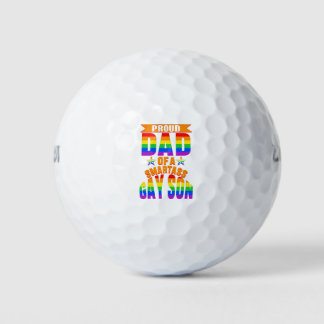 Lgbt Stolz Vater eines Smartass Gay Son Golfball
