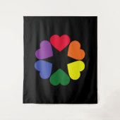 LGBT-Stolz Wandteppich (Vorderseite)